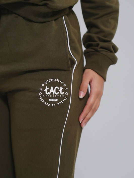 Straight Fit Joggers – Olive Green - Tactlifestyle