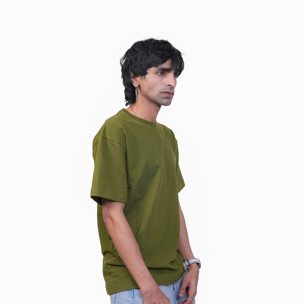 Olive Green Basic Oversized Tee TacT Lifestyle