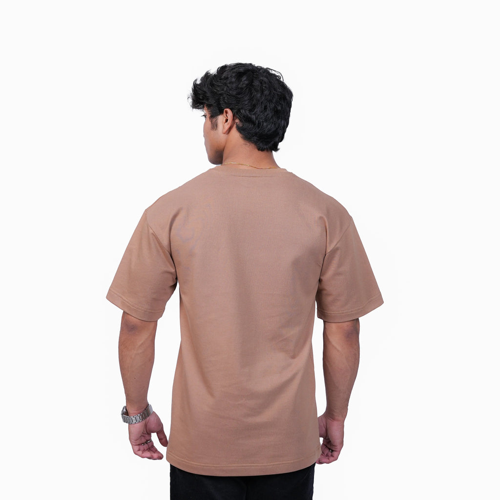 Beige Basic Oversized Tee TacT Lifestyle