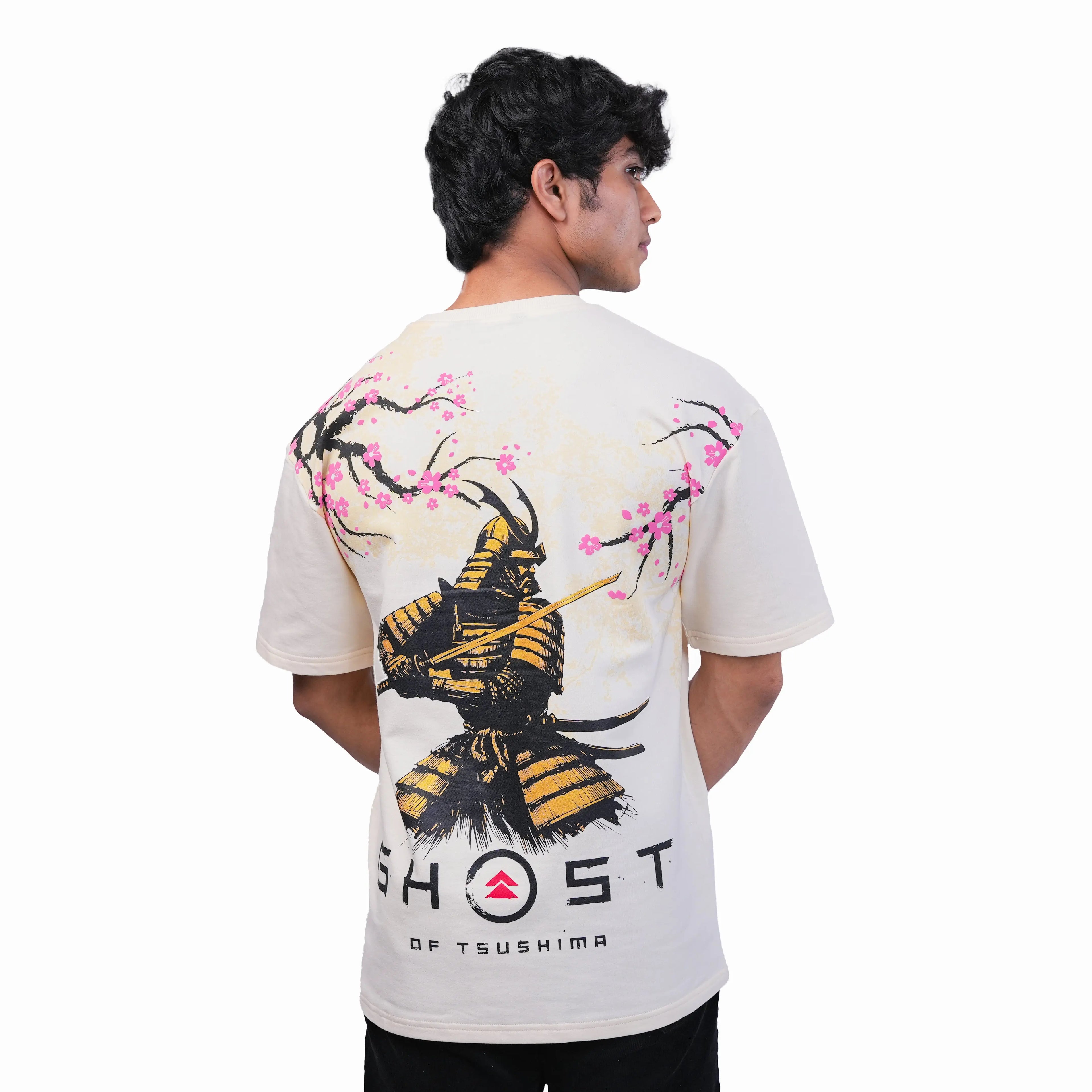 Ghost of Tsushima Oversized Tee (Cream) TacT Lifestyle