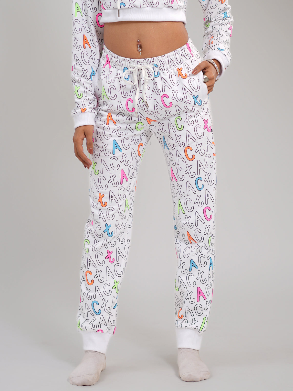 All-Over White Signature Jogger - Tactlifestyle 