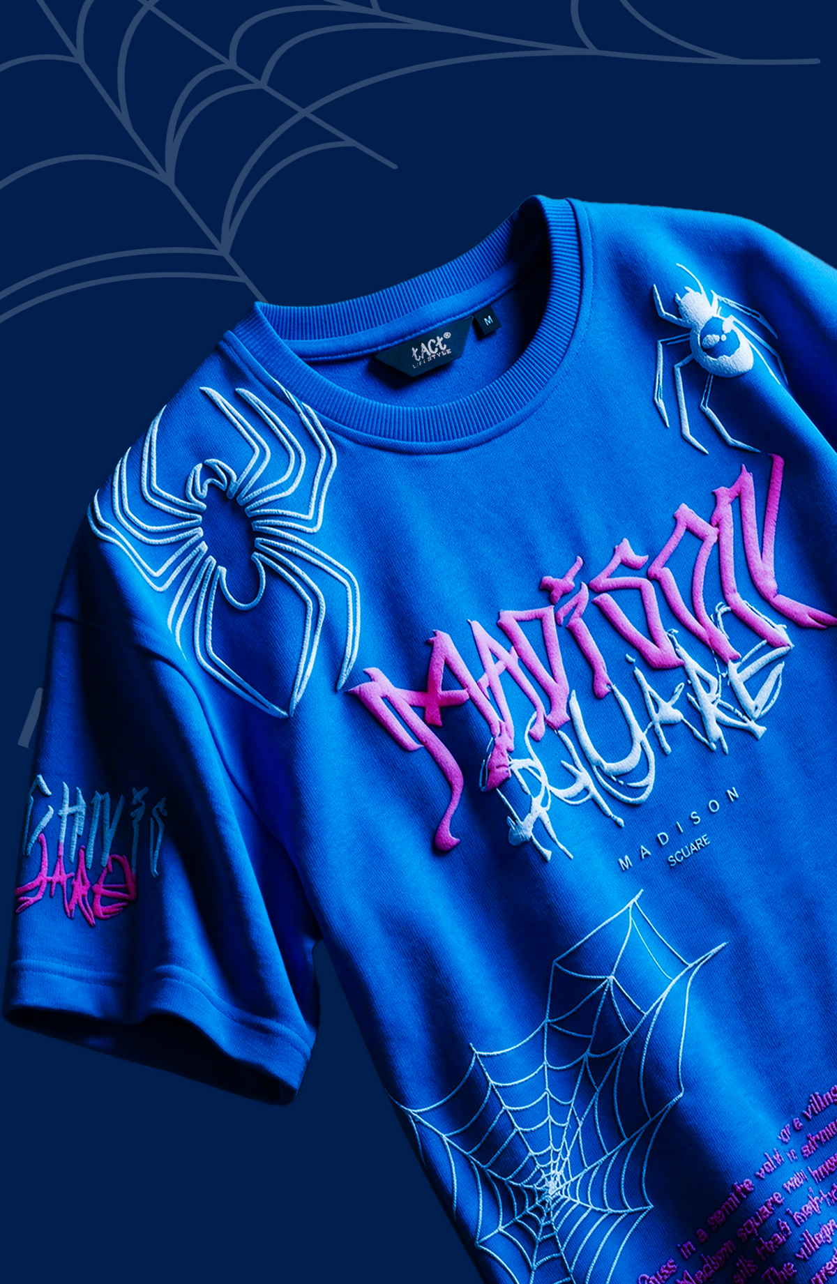 Web of Madison- Oversized Tee