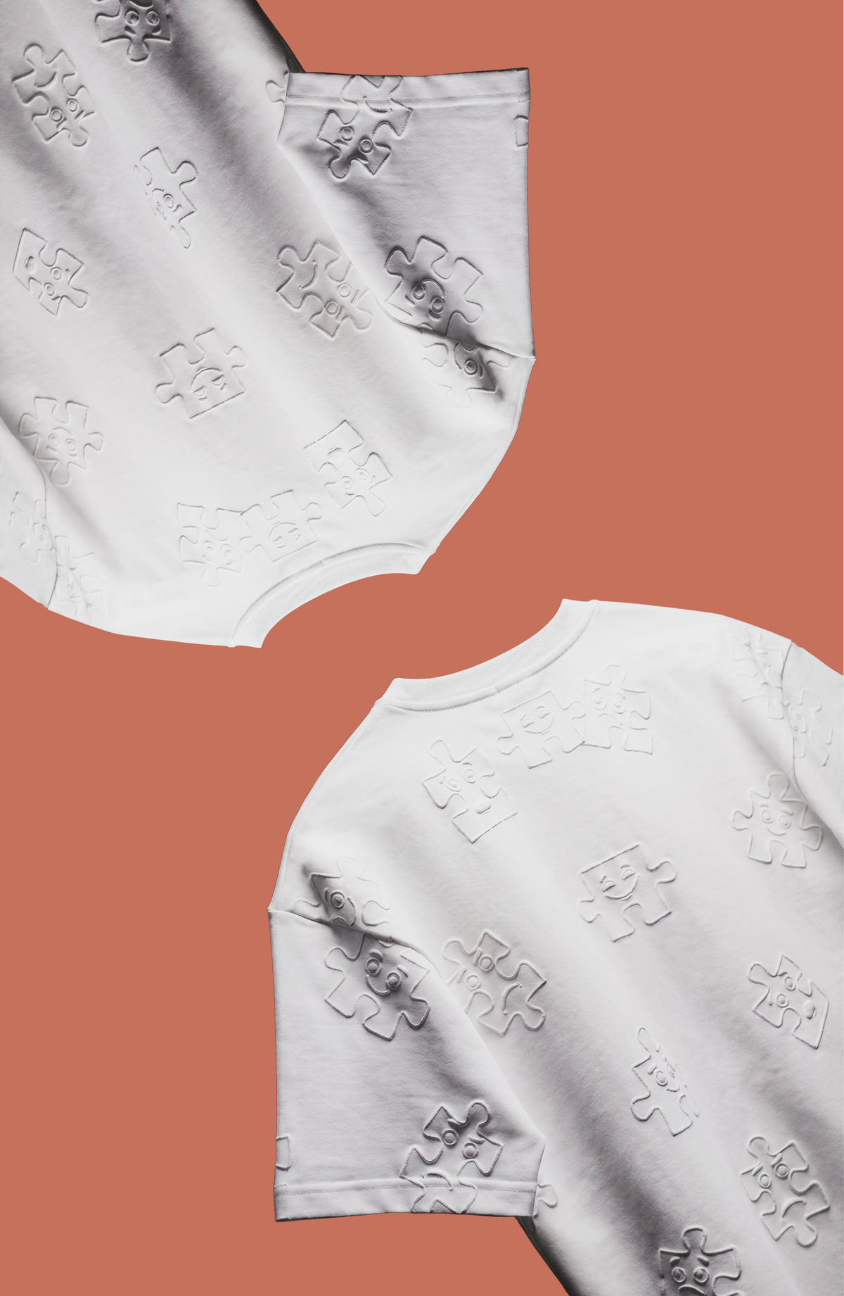 Confused Puzzle Emboss Tee