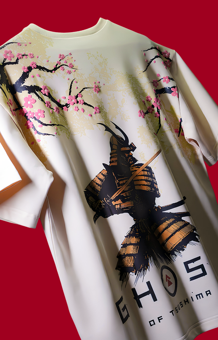 Ghost of Tsushima Oversized Tee (Cream)