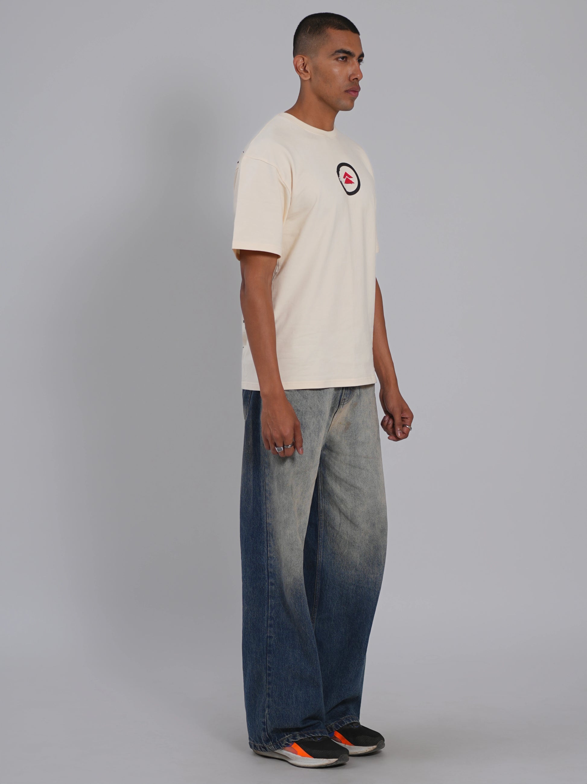 Ghost of Tsushima Oversized Tee (Cream) - Tactlifestyle 