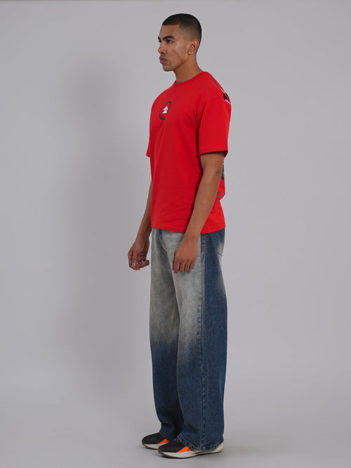 Ghost of Tsushima Oversized Tee (Red) - Tactlifestyle 