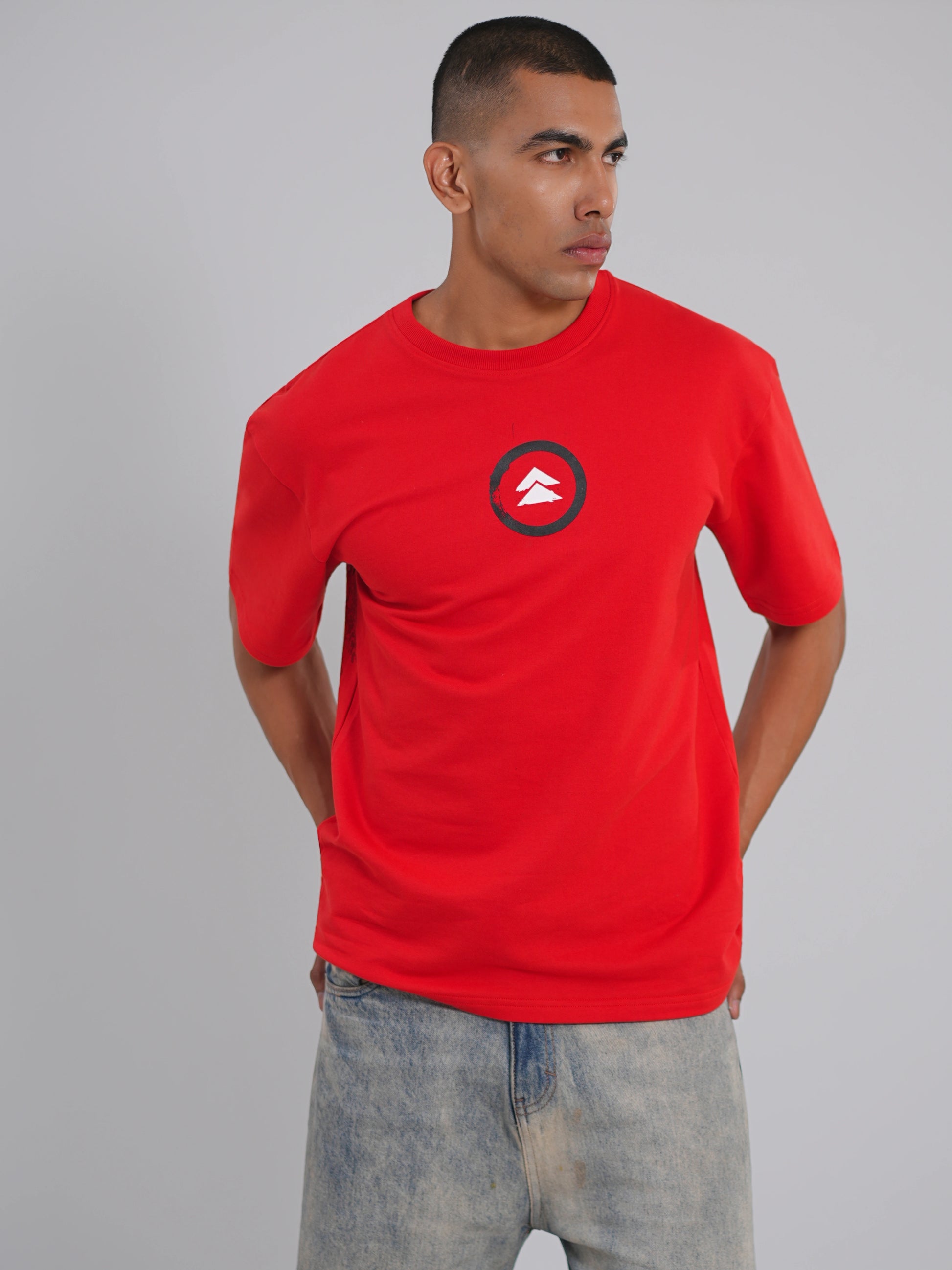 Ghost of Tsushima Oversized Tee (Red) - Tactlifestyle 