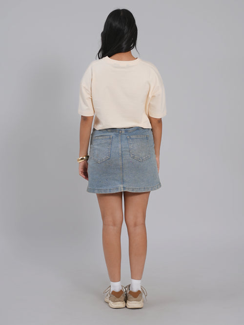 Pretty Annoying Oversized Cropped Tee - Tactlifestyle 