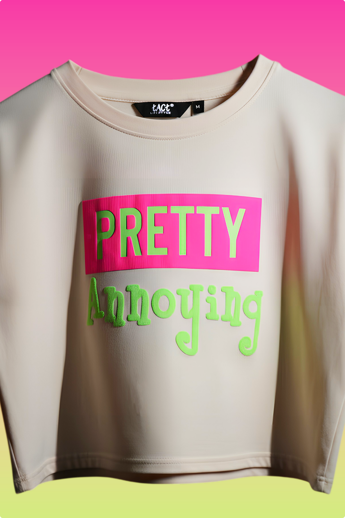 Pretty Annoying Oversized Cropped Tee