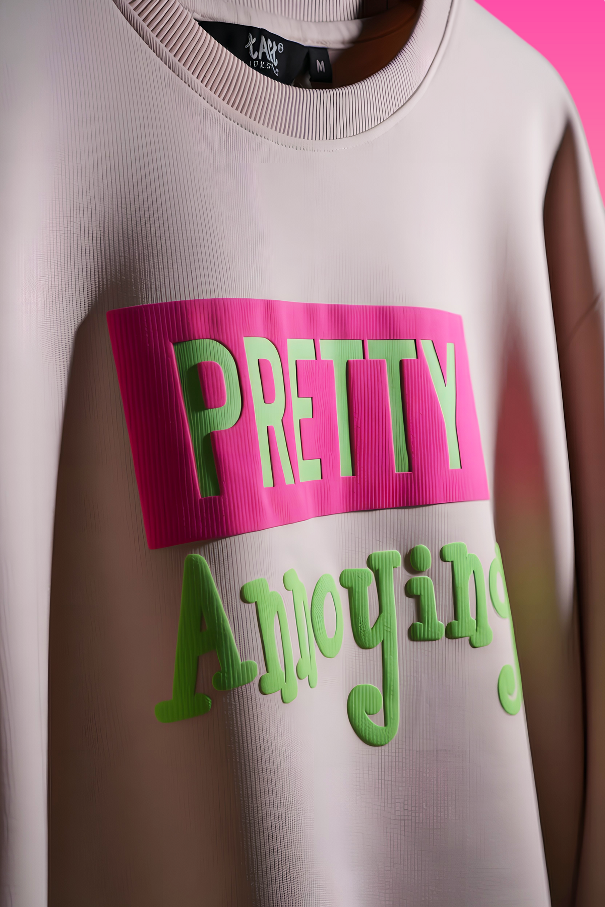 Pretty Annoying Oversized Cropped Tee