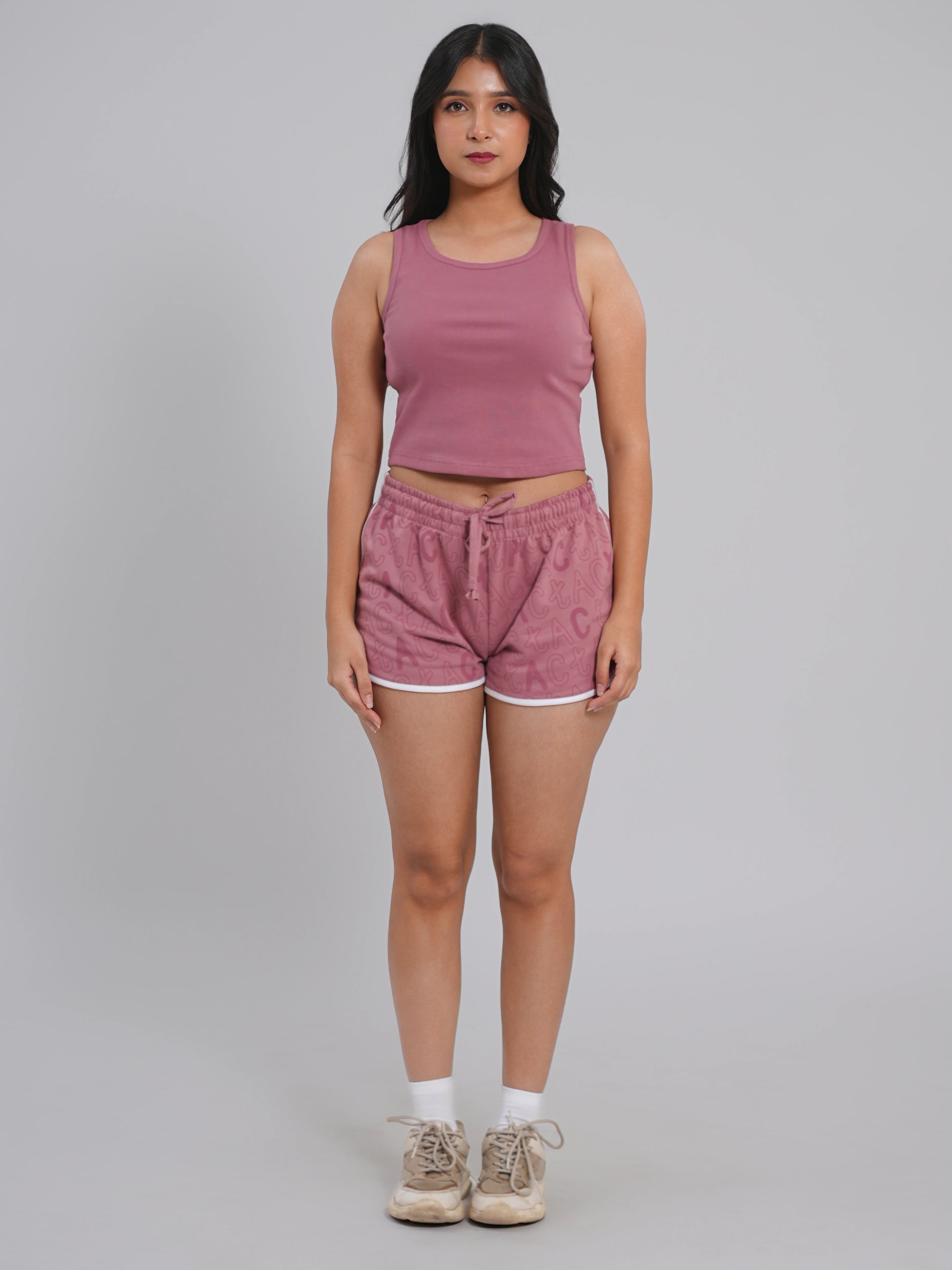 Ribbed Crop Top- Onion - Tactlifestyle 