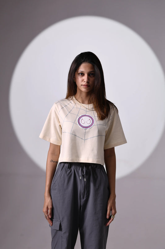 Spider-Gwen Regular Cropped Tee - Tactlifestyle 