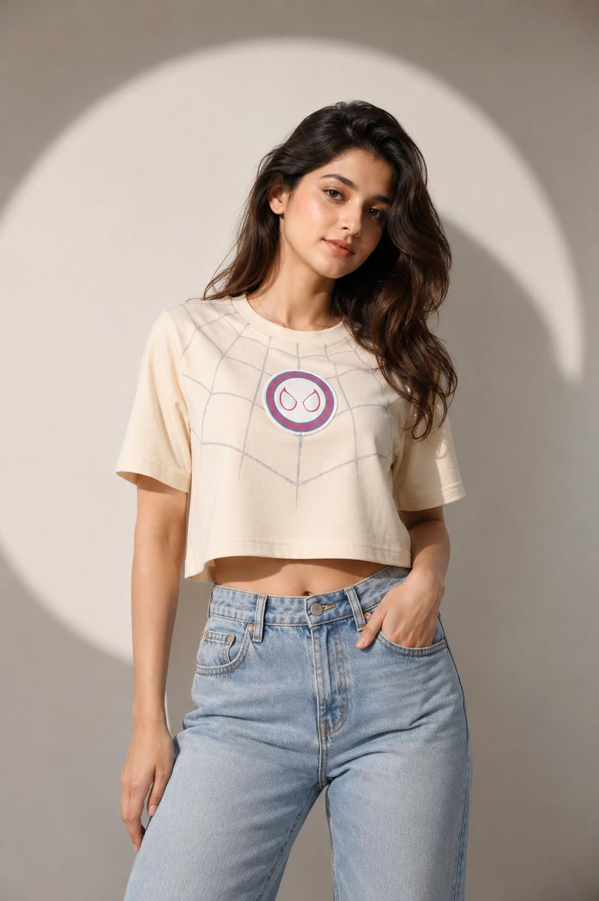 Spider-Gwen Regular Cropped Tee