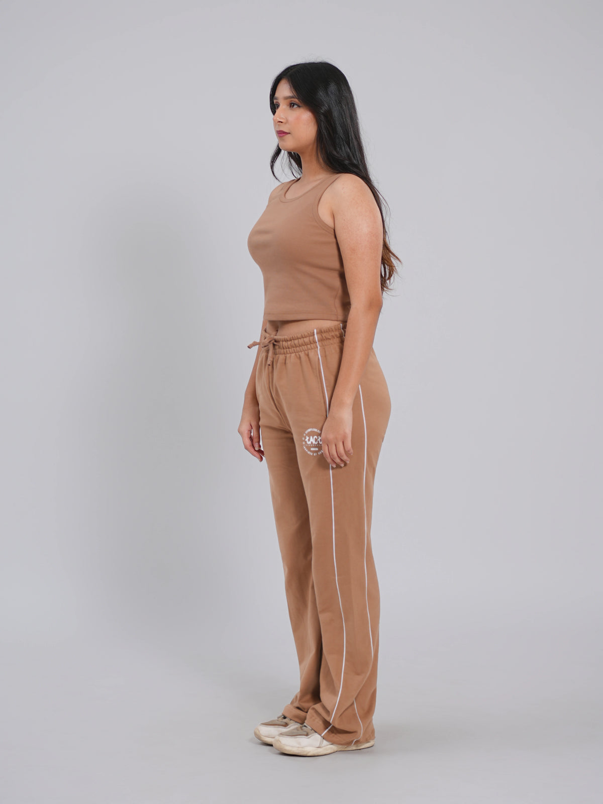 Straight Fit Joggers – Beige - Tactlifestyle 