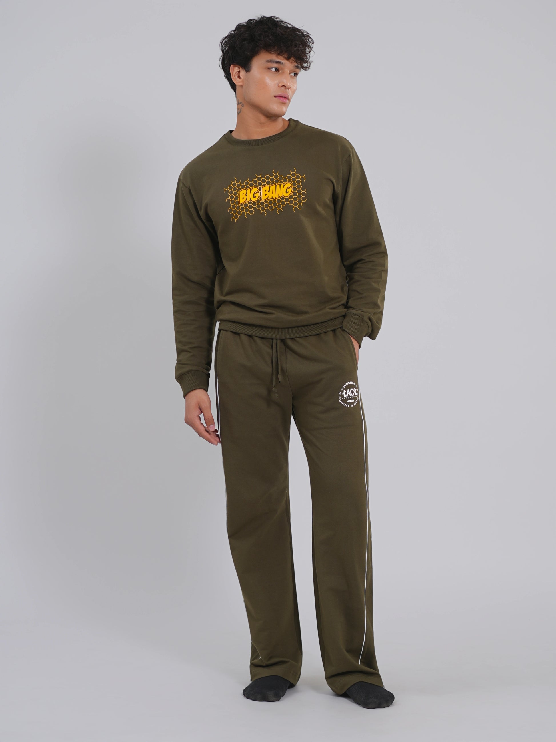 Straight Fit Joggers – Olive Green - Tactlifestyle 