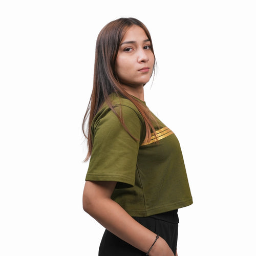 Wonder Woman Regular Cropped Tee TacT Lifestyle