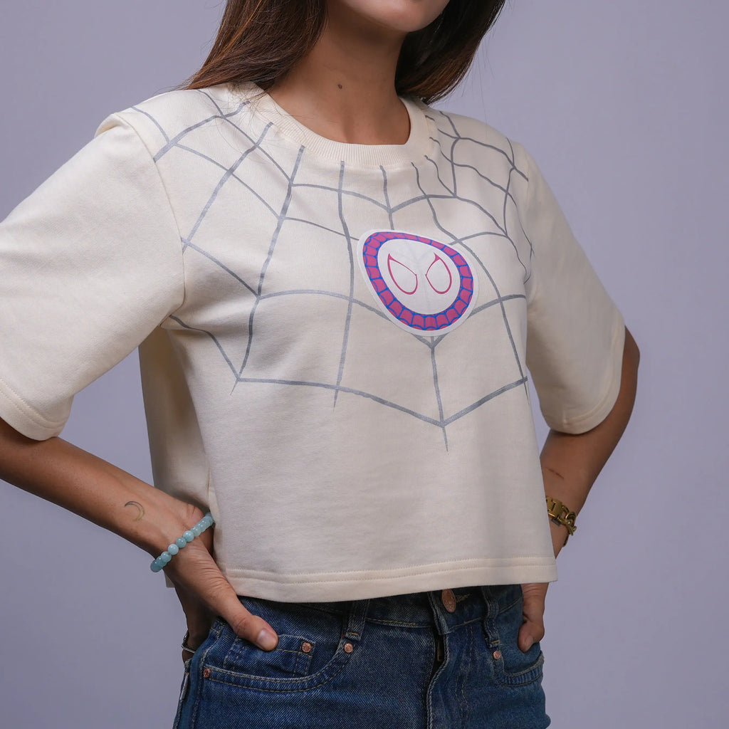 Spider-Gwen Regular Cropped Tee TacT Lifestyle